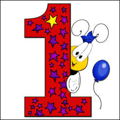 1st Birthday Card - &pound;1.00